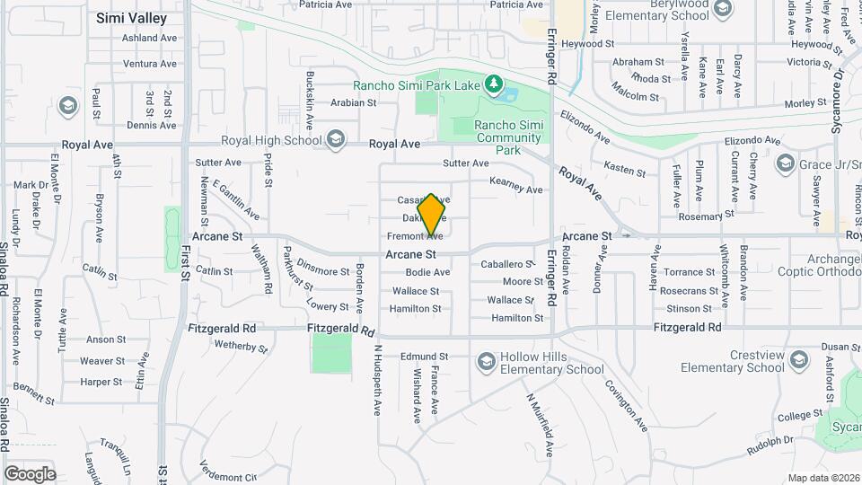 1620 Fremont Ave Map and Location Details