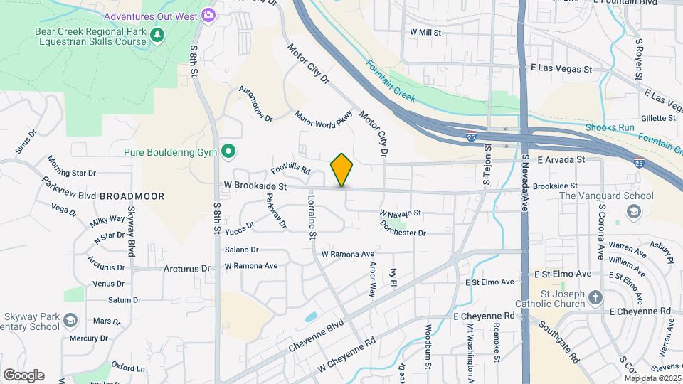 1504 Crestone Ave Map and Location Details