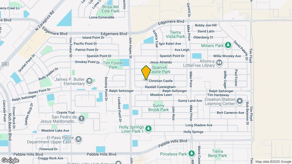 14532 Christian Castle Map and Location Details