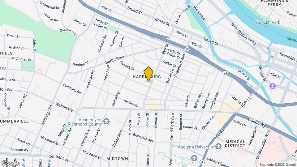 711 Eve St Mapa y Detalles de la Ubicación