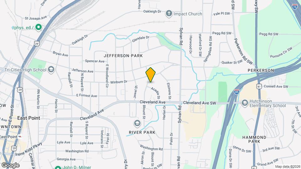 2626 Blount St Map and Location Details