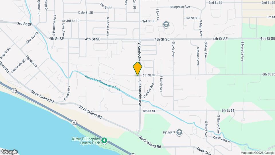 609 S Kent Ave Mapa y Detalles de la Ubicación