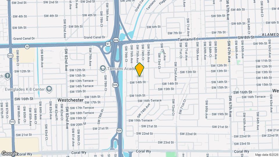 1329 SW 75th Ave Map and Location Details