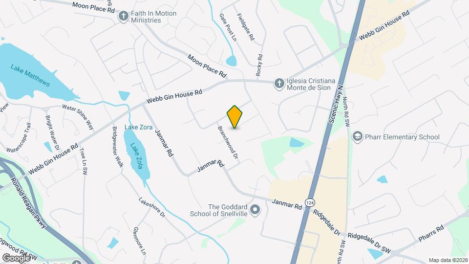 1890 Lamplighter Way Map and Location Details