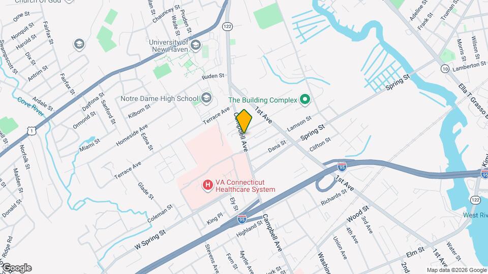 995 Campbell Ave, Unit 3 Map and Location Details