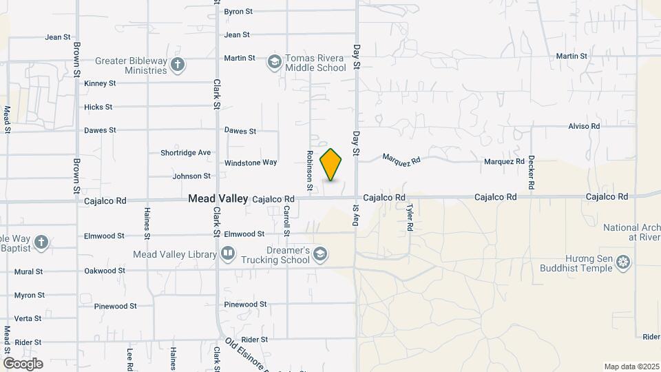 21912 Cajalco Rd Map and Location Details