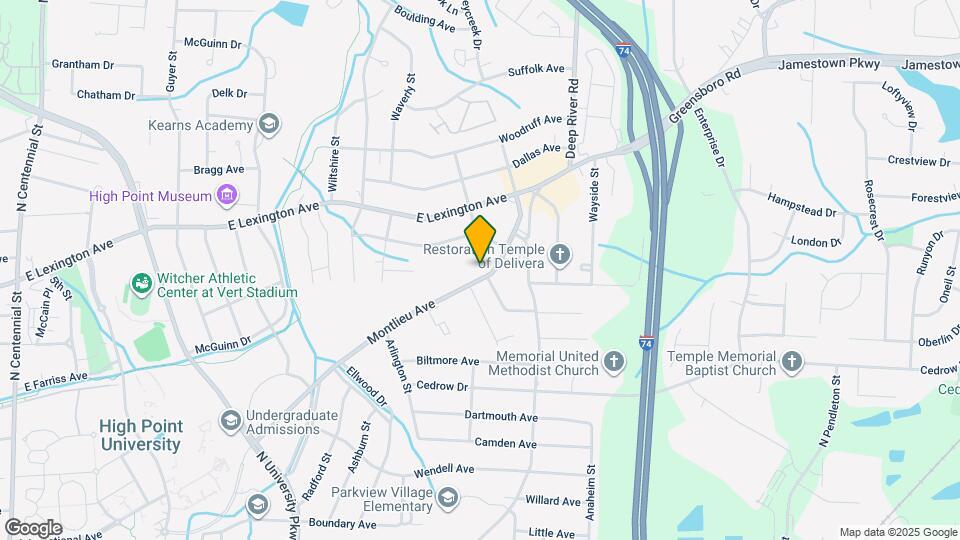 1141 Montlieu Ave Map and Location Details