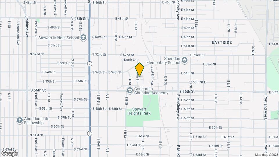 5431 Clarkston St Map and Location Details