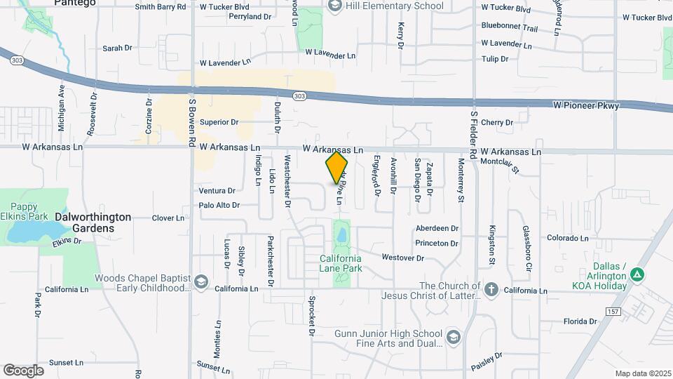 2508 Windy Pine Ln Map and Location Details