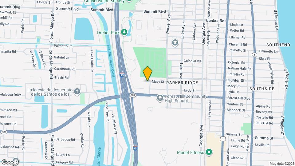 1008 Macy St Map and Location Details