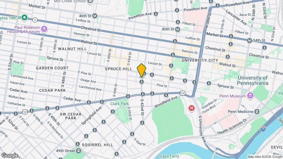 329 S 42nd St Map and Location Details