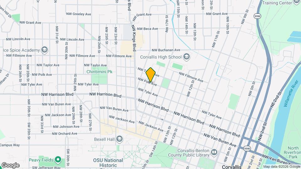 1710 NW Polk Ave Map and Location Details