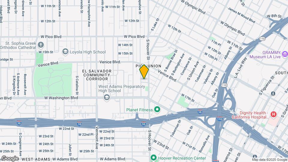 1425 W 18th St Map and Location Details