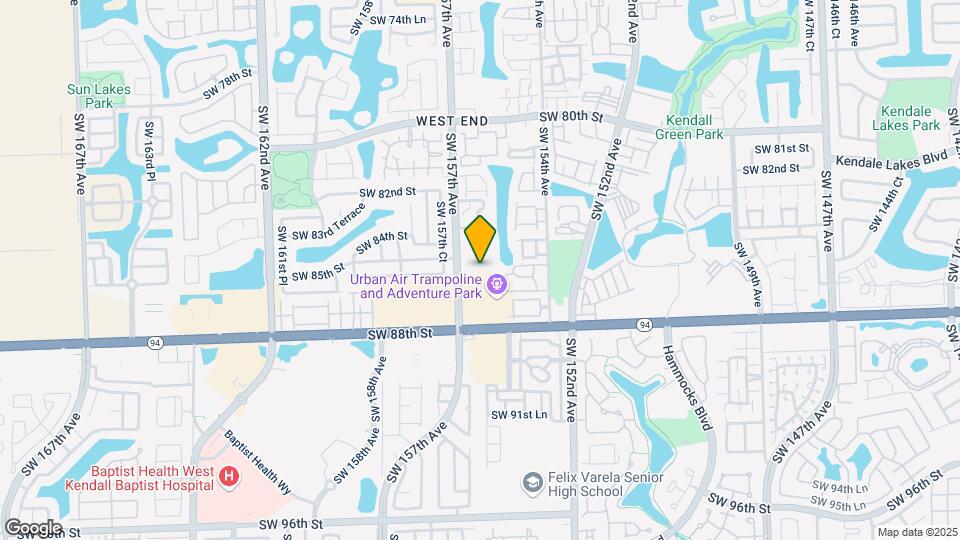 8610 SW 156th Ct Map and Location Details