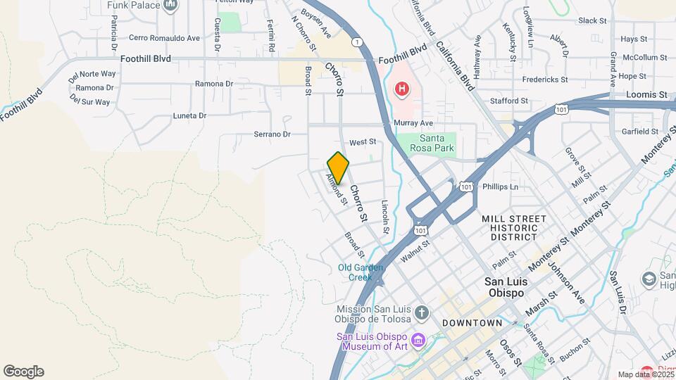 100 Almond St Map and Location Details