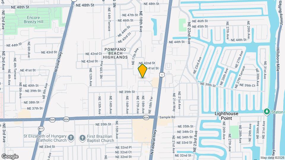 1769 NE 40th Pl Map and Location Details