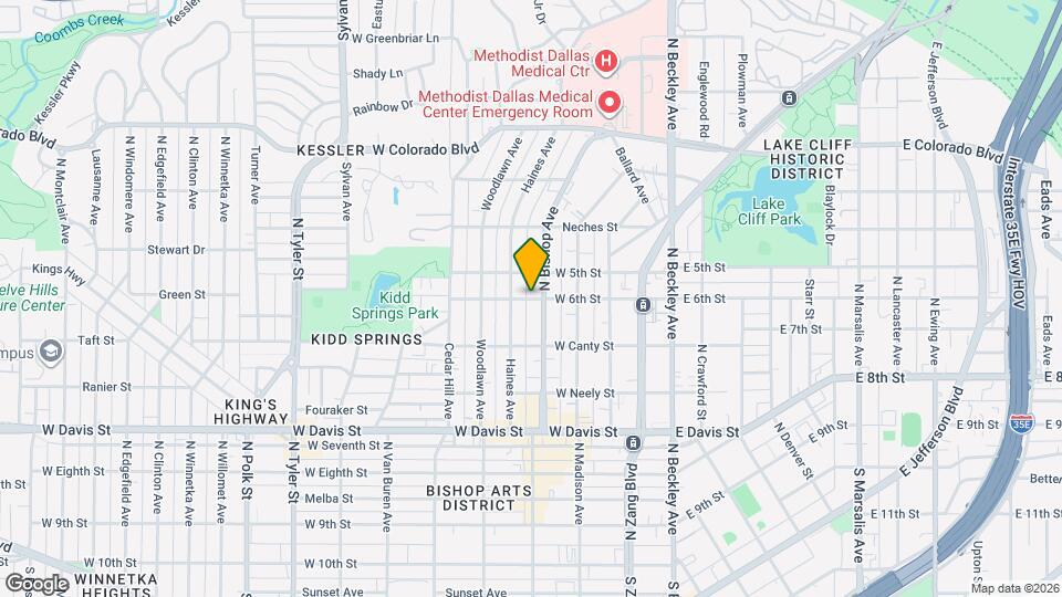 907 N Bishop Ave Map and Location Details