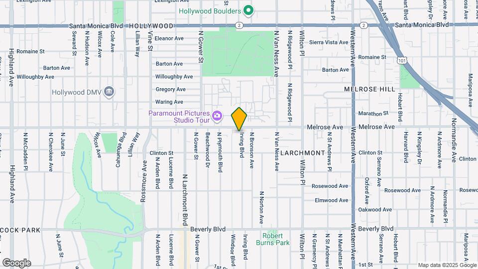 649 N Irving Blvd Map and Location Details