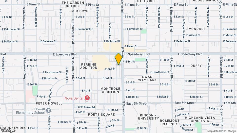 1022 N Benton Ave Mapa y Detalles de la Ubicación