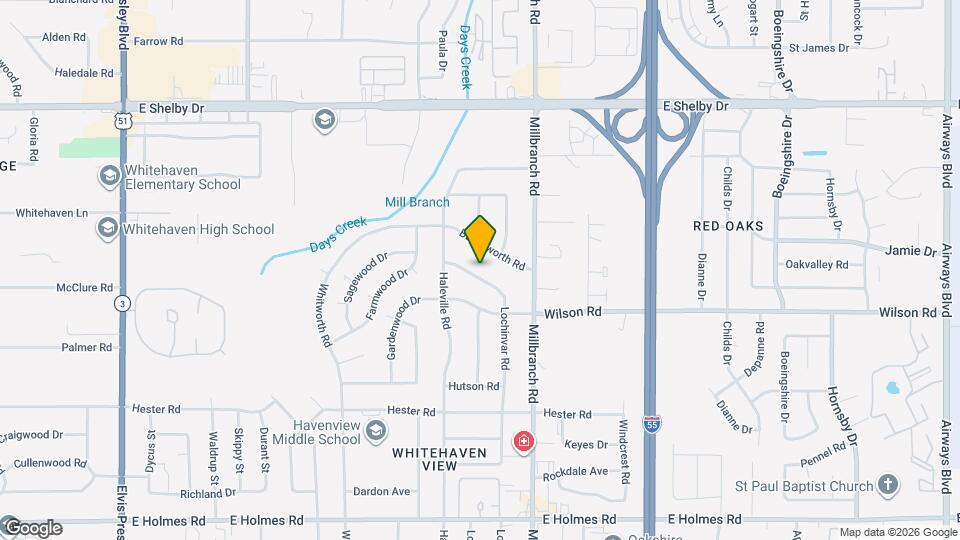 4896 Lochinvar Dr Map and Location Details