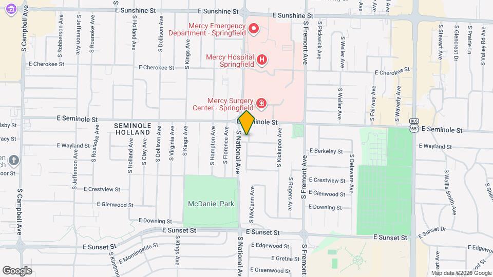1213 E Wayland St Map and Location Details