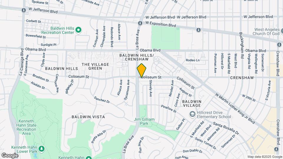 5036 Coliseum St Map and Location Details