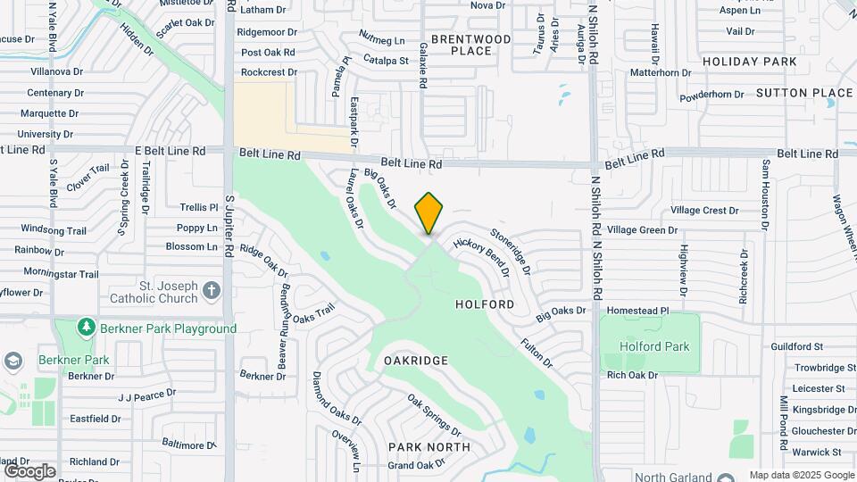 2902 Big Oaks Dr Map and Location Details