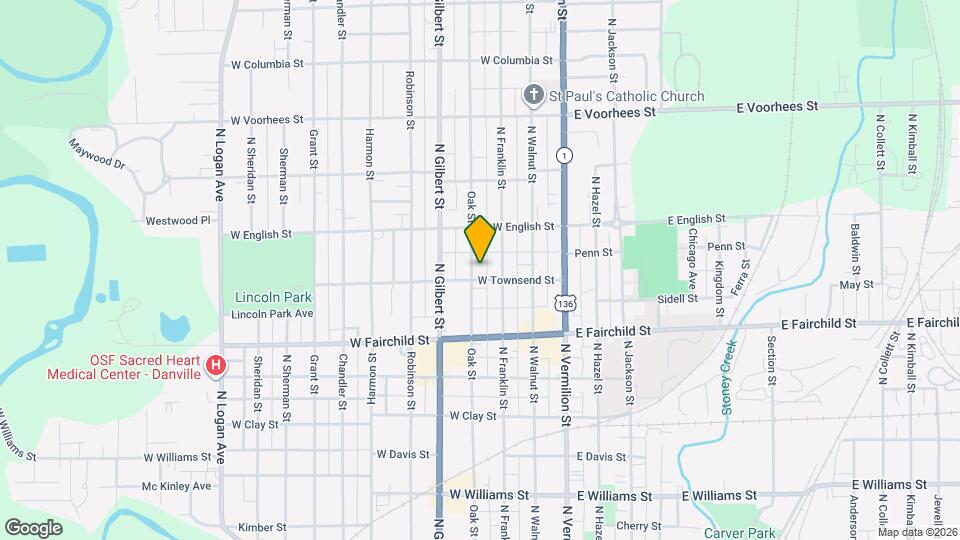 1005 Oak St Map and Location Details