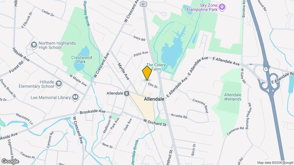 62 Elm St Map and Location Details