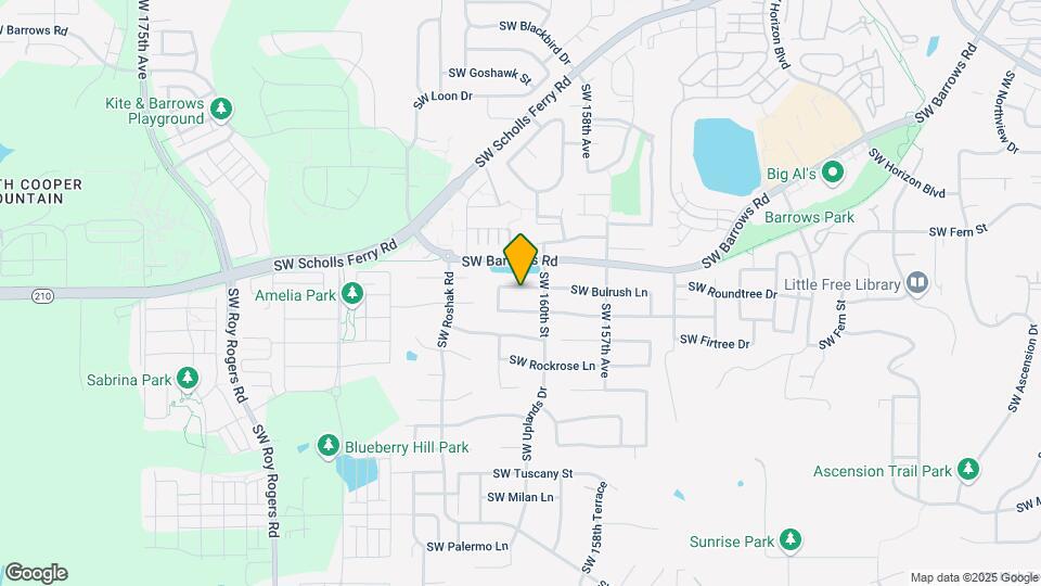 12972 SW Tearose Way Map and Location Details