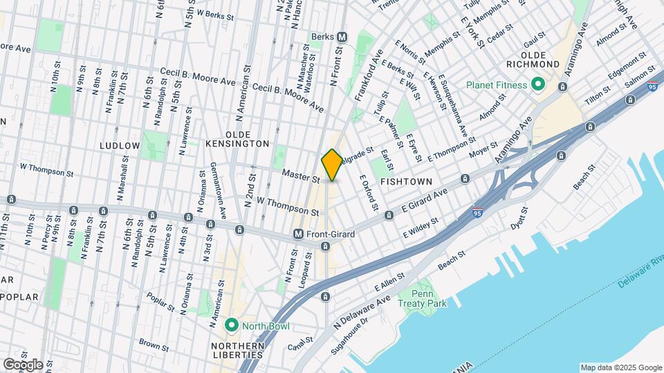 1351-1359 Frankford Ave Map and Location Details