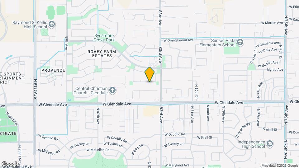 8367 W Midway Ave Map and Location Details