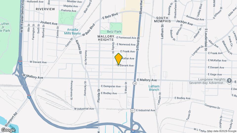 101 E Davant Ave Map and Location Details