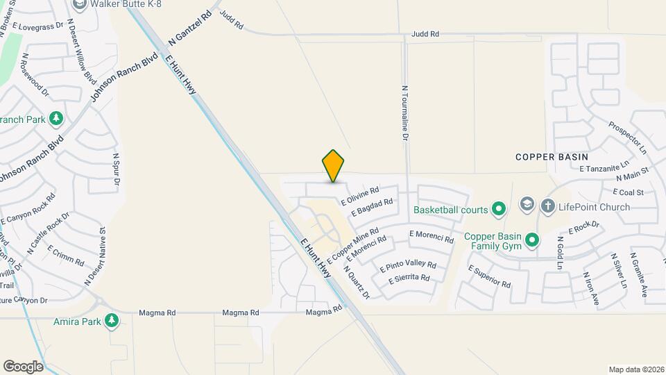 2547 E San Manuel Rd Map and Location Details