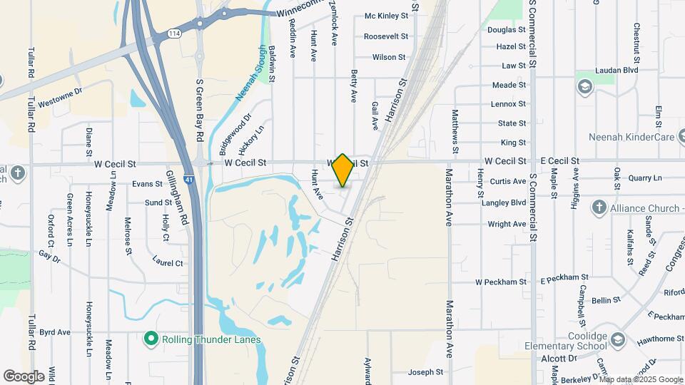 1001-1007 Brookwood Dr Map and Location Details