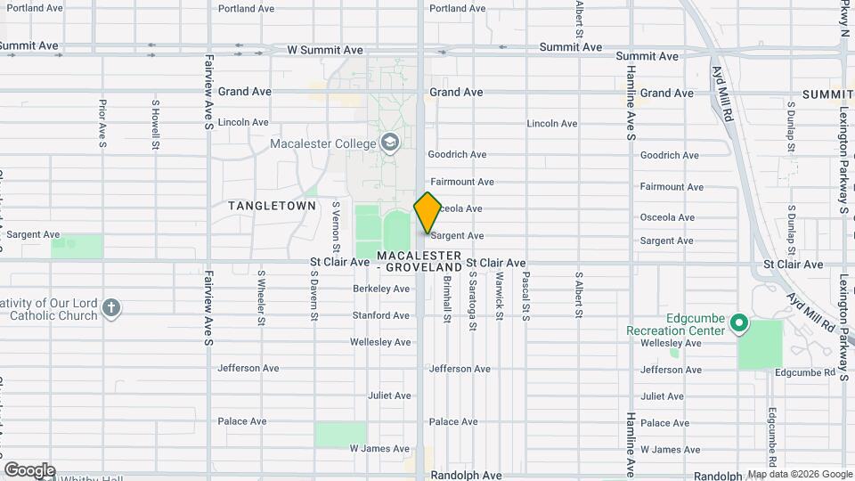 1576 Sargent Ave Map and Location Details
