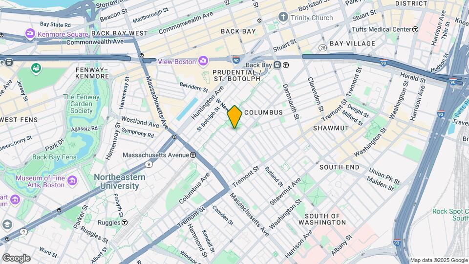 60 W Rutland Sq Map and Location Details