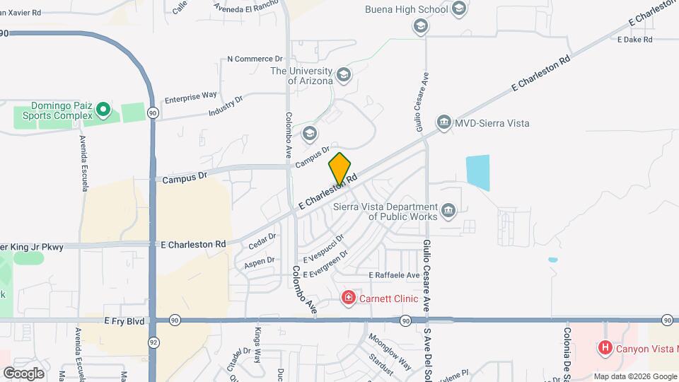 4931 E De Medici Dr Map and Location Details