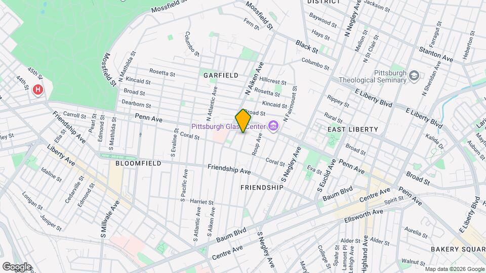 118 S Graham St Map and Location Details