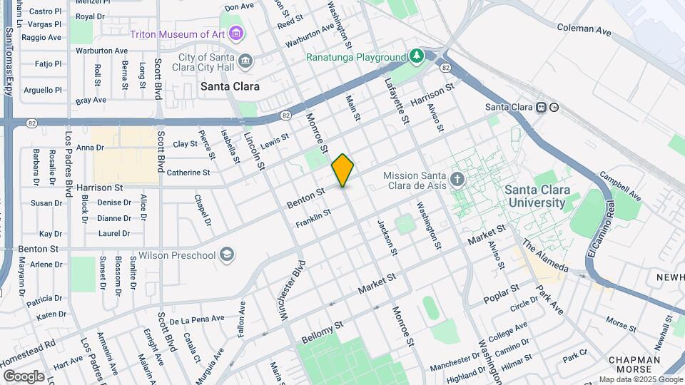 1048 Monroe St Map and Location Details