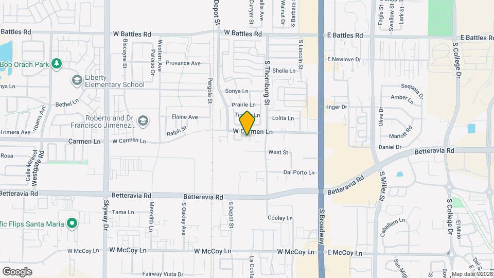 1927 Carmenita Ct Map and Location Details