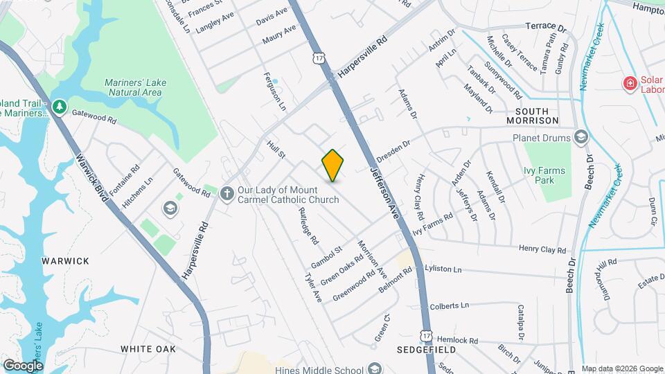 134 Hull St Map and Location Details