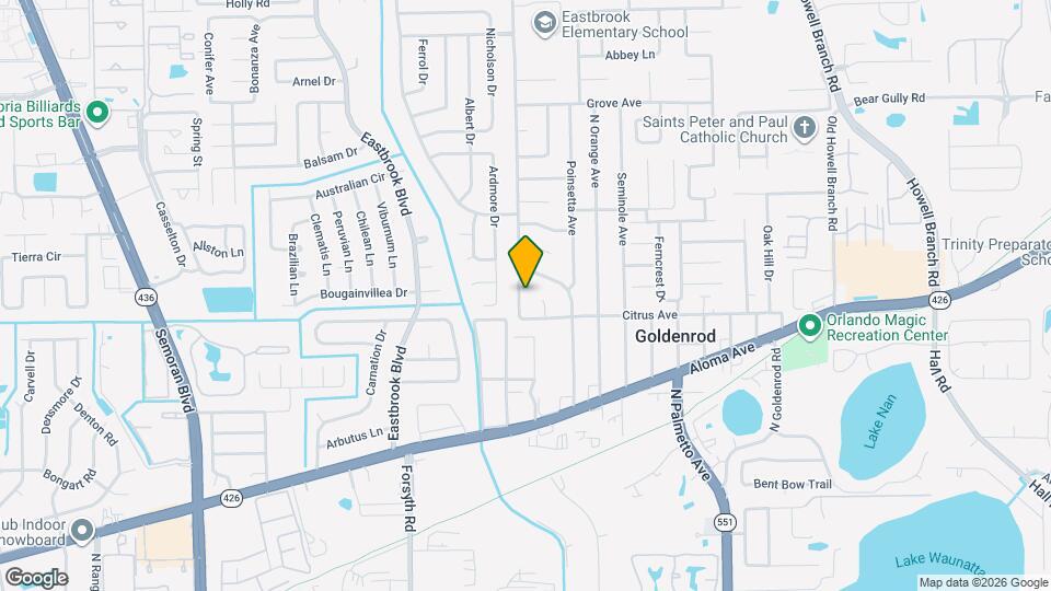 5025 Tangerine Way Map and Location Details