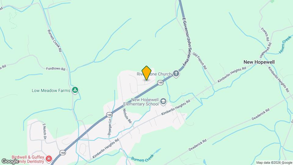 1117 Long Meadow Dr Map and Location Details