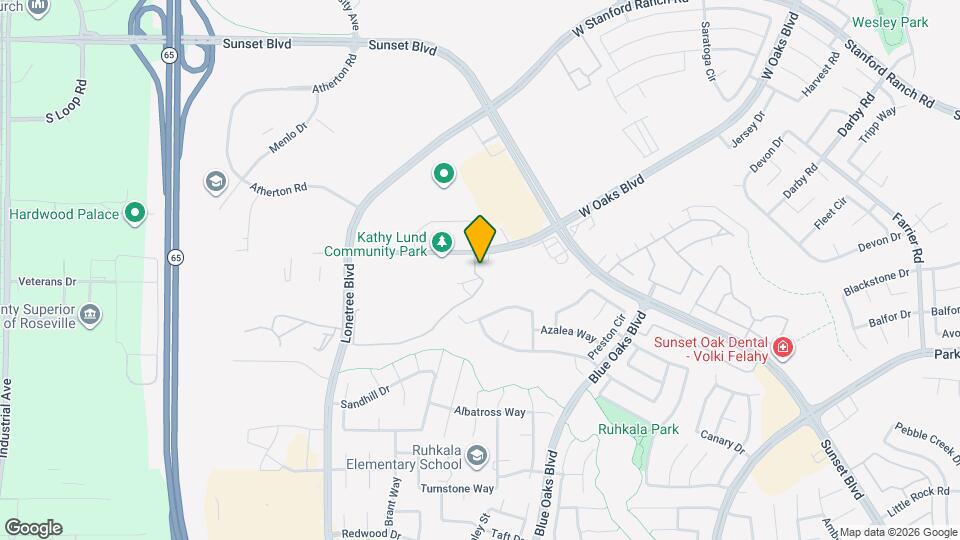 6033 W Oaks Blvd Map and Location Details