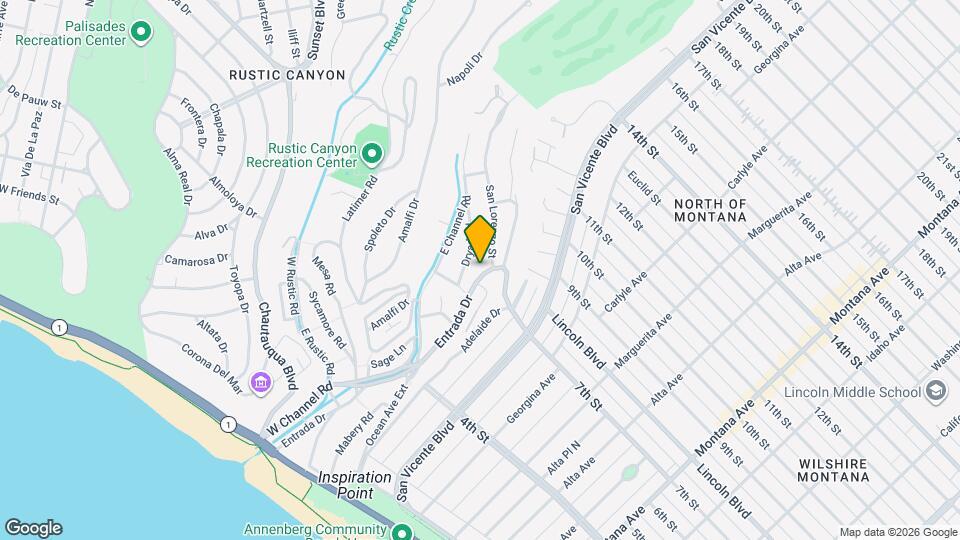 587 Entrada Dr Map and Location Details