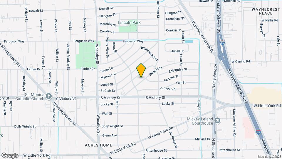 954 Ringold St Map and Location Details