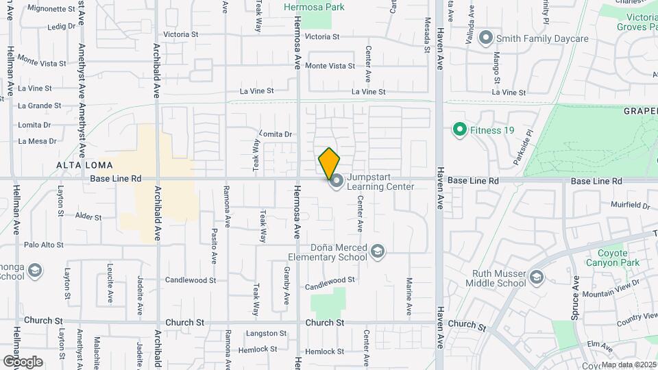 10189 Base Line Rd Map and Location Details