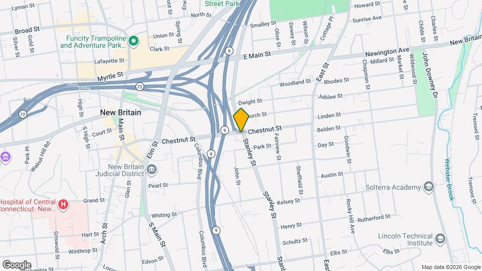 281 Chestnut St Map and Location Details