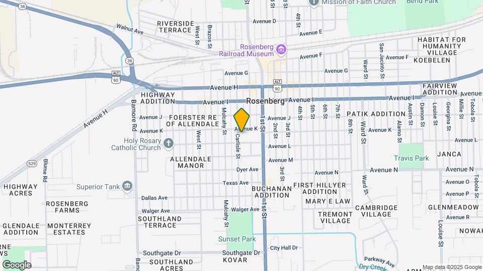 1311 Carlisle St Map and Location Details